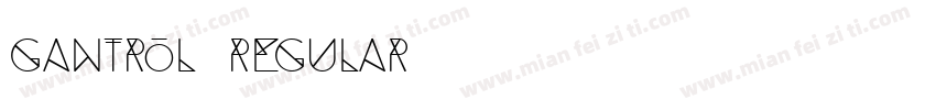 Gantrol Regular字体转换